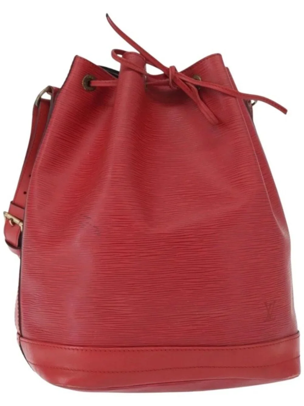 LOUIS VUITTON Epi Noe Shoulder Bag Red M44007 LV Auth 162058 - Picture 2 of 16
